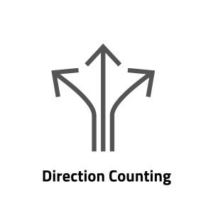 Direction people counting